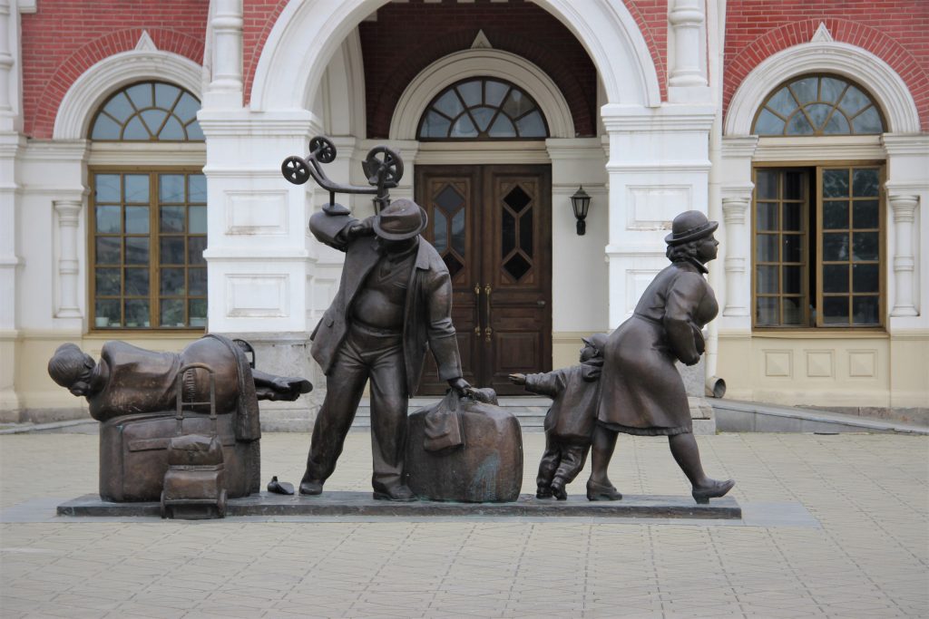 Taidetta Jekaterinburgin vanhalla asemalla