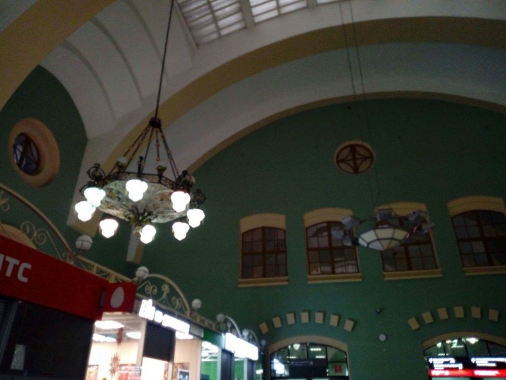 Kazansky Rautatieasema Moskovassa. The railwaystation in Moscow