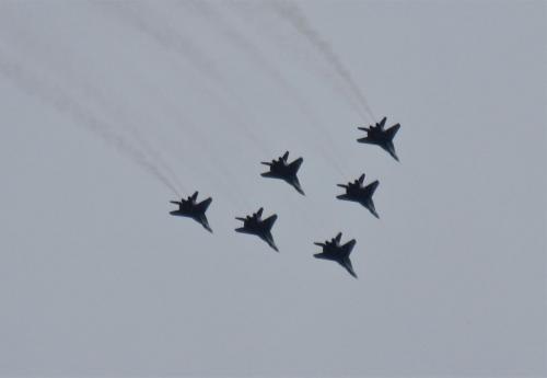 Lentonäytökset ovat erityisen näyttäviä MAKS Airshowssa