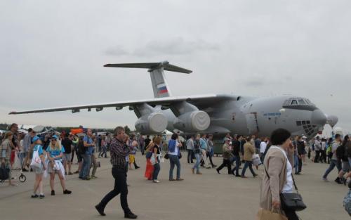 Ilyushin IL-76MD-90A (IL-476), Ilyushin Aviation. Laajasti sotilaskäytössä oleva kone, jota käytetään myös mm. YK:n kuljetuksiin.