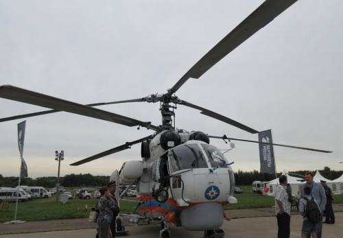 Kamov Ka32A pelastushelikopteri.Ilmeinen alkuperäinen suunniteltu käyttötarkoitus oli sukellusveneentorjunta.